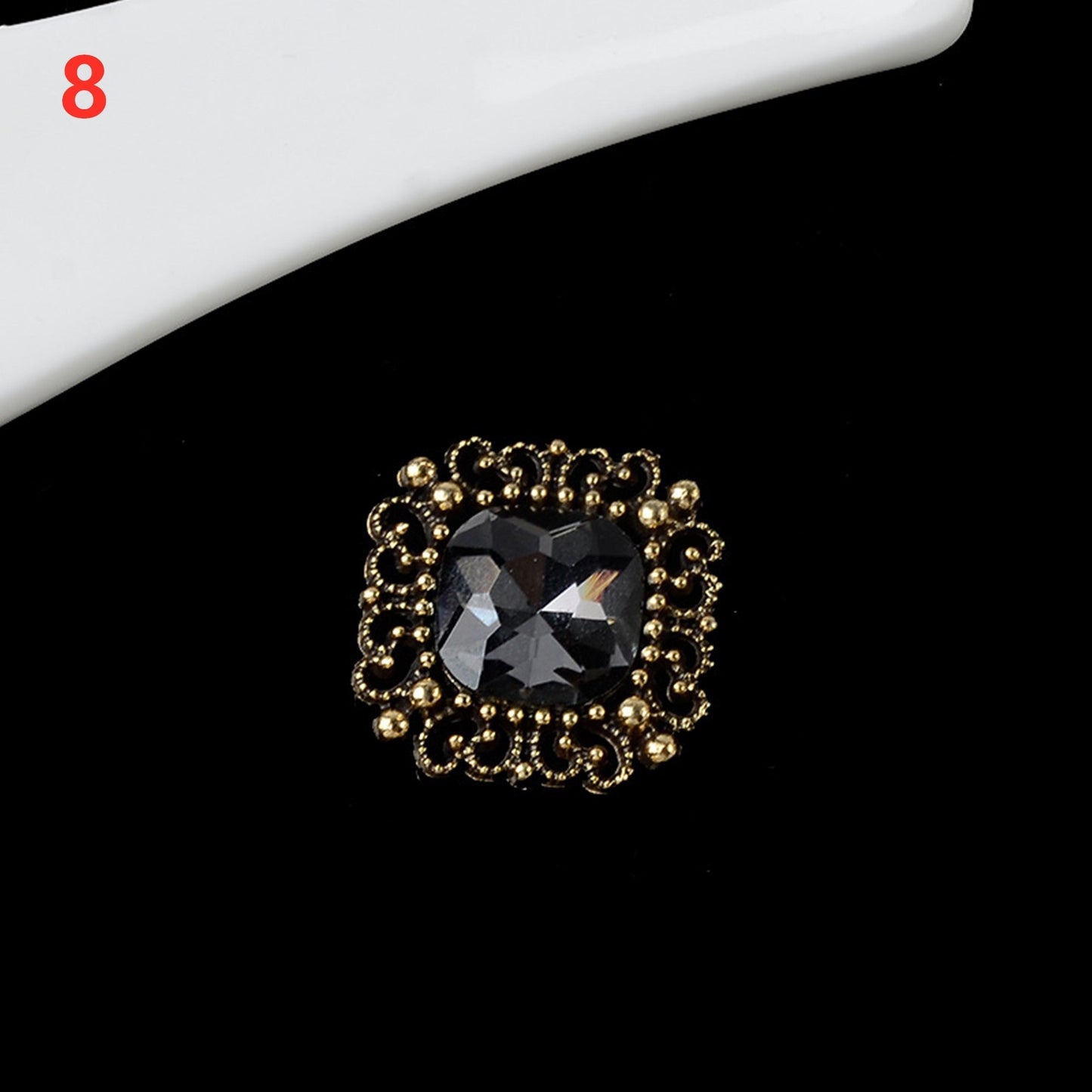 5pcs/lot diamond-studded pearl love alloy pendant earrings ear hooks earrings necklace DIY jewelry accessories