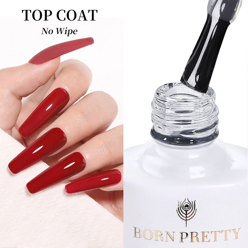 BORN PRETTY Milky Pink Quick Extension Gel Nail Polish Rubber Base Gel Camouflage Color Coat Semi Permanent Nails Art Gels 7ml
